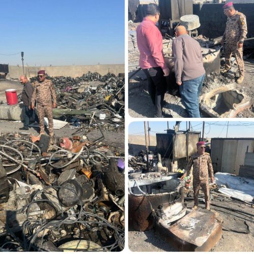 إغلاق مئات كور الصهر والمعامل المخالفة للشروط البيئية وإزالة مواقع للحرق العشوائي في بغداد