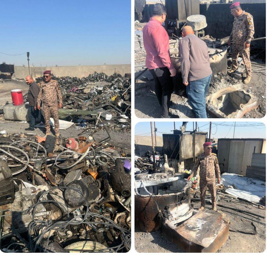 إغلاق مئات كور الصهر والمعامل المخالفة للشروط البيئية وإزالة مواقع للحرق العشوائي في بغداد