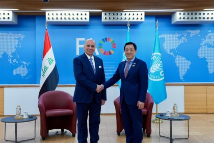 وزير الخارجيّة يؤكد حرص العراق على تعميق الشراكة الاستراتيجيّة مع منظمة الأغذية والزراعة (فاو)