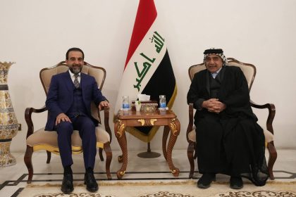 رئيس حزب تقدم الرئيس محمد الحلبوسي يلتقي رئيس مجلس الوزراء الأسبق عادل عبد المهدي