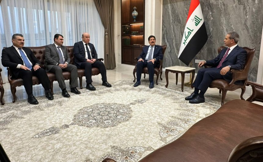 القاضي زيدان يبحث مع وفد الديمقراطي الكردستاني تعزيز التعاون والتنسيق بين السلطات الدستورية