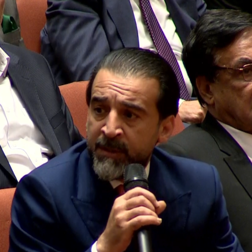 رئيس حزب تقدم الرئيس محمد الحلبوسي:  أشكر موقف النائب مثنى السامرائي