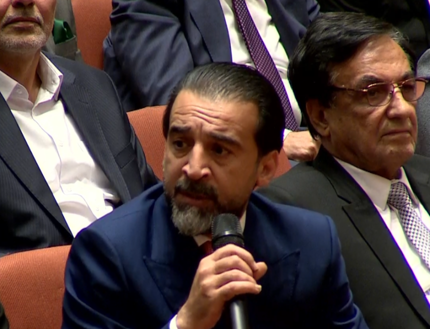 رئيس حزب تقدم الرئيس محمد الحلبوسي:  أشكر موقف النائب مثنى السامرائي