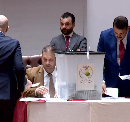 انتهاء عملية التصويت لانتخاب رئيس مجلس النواب