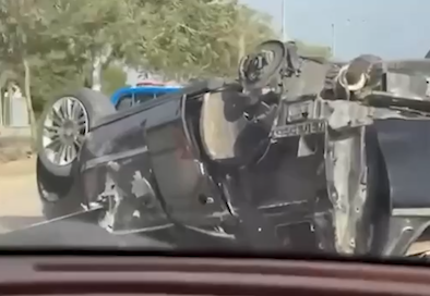 مصرع واصابة 3 اشخاص بانقلاب مركبة في حي الجهاد ببغداد