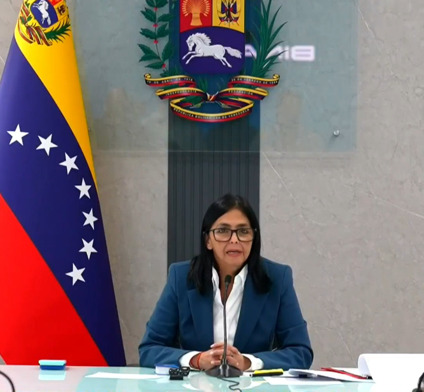 نائبة الرئيس الفنزويلي تطالب بالإفراج عن مادورو وزوجته وتؤكد: فنزويلا لن تكون مستعمرة لأي دولة