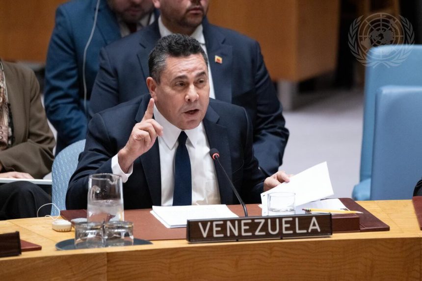 مندوب فنزويلا بمجلس الأمن: تم اختطاف رئيس جمهوريتنا ومصداقية القانون الدولي على المحك
