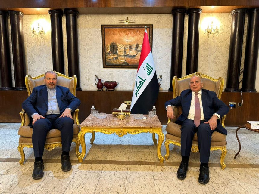 وزير الخارجية يتسلم رسالة من نظيره الإيراني