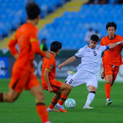 المنتخب الأولمبي العراقي يتعادل مع نظيره الصيني في اولى مبارياته بكأس آسيا