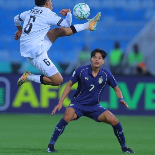 الاولمبي العراقي يتعادل مع نظيره التايلاندي في كأس اسيا