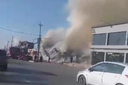 حريق يلتهم مخزناً للبضائع في أربيل