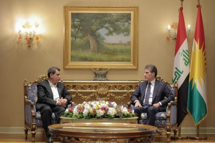 لقاء بارزاني وعبدي.. التأكيد على ضرورة ترسيخ السلام وإنهاء التوترات والعنف في سوريا