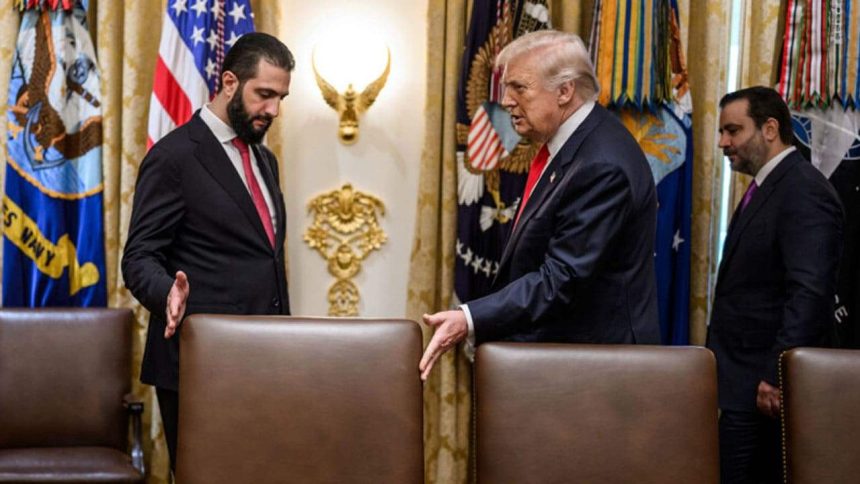 ترامب والشرع يؤكدان اهمية الحفاظ على وحدة سوريا وضمان حقوق الشعب الكردي