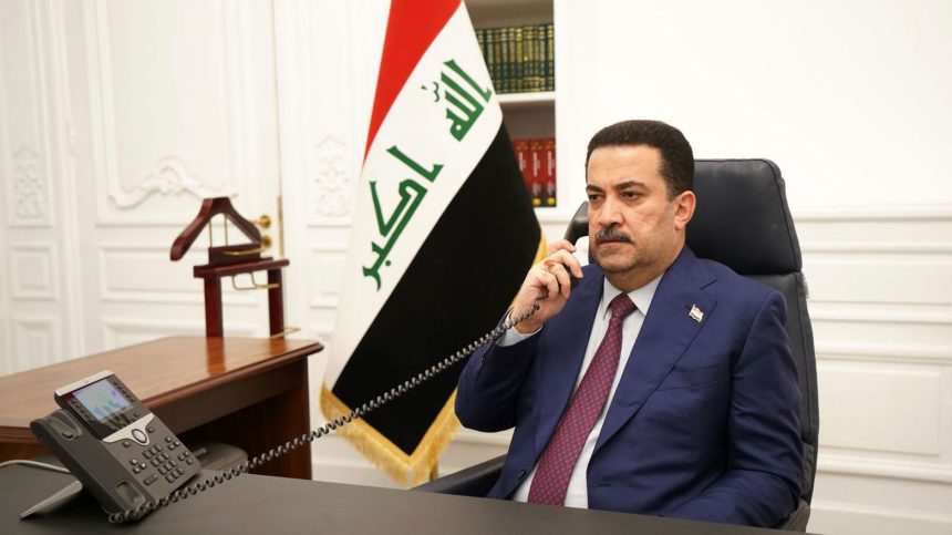 السوداني والشرع يبحثان باتصال هاتفي الاوضاع في سوريا