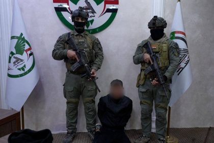 أمن الحشد الشعبي يطيح بأحد إعلاميي داعش ومروجيه المكنّى "أبو البراء" في نينوى