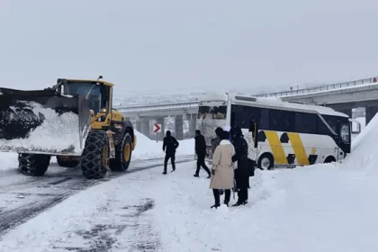 بحرارة بلغت 32 تحت الصفر.. الصقيع يجمّد الحياة في مناطق تركية