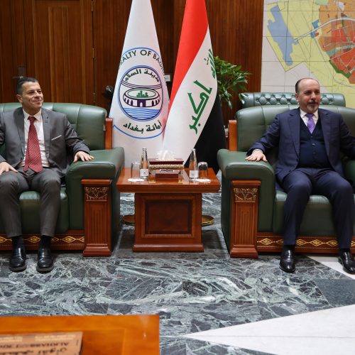 أمين بغداد ومدير مكتب اليونسكو يبحثان الشراكة في دعم مشاريع تصفية وتحسين نقاوة المياه