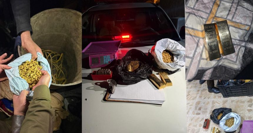 الاستخبارات العسكرية تضبط مواد لتزييف السبائك الذهبية في صلاح الدين
