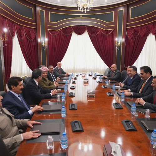 السوداني يبحث مع بارزاني الاستحقاقات الدستورية القادمة بضمنها انتخاب رئيس الجمهورية