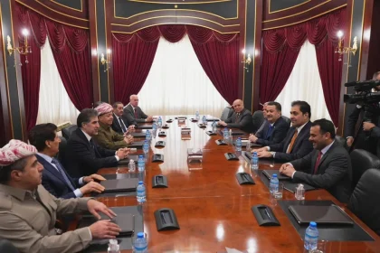 وفد الاطار التنسيقي والاتحاد الوطني يؤكدان أهمية حسم منصب رئاسة الجمهورية والمضي بإكمال الاستحقاقات الدستورية