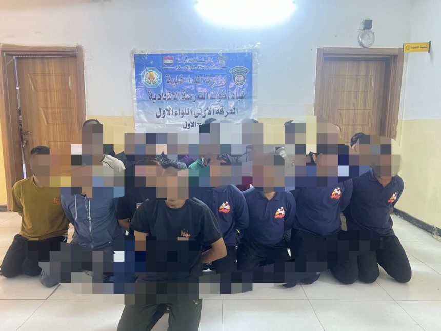 عمليات بغداد تعلن اعتقال 21 اجنبيًا مخالفًا لضوابط الاقامة في جانبي العاصمة