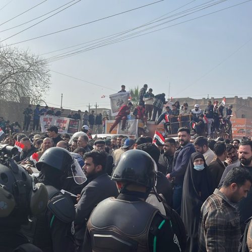 بالفيديو.. تظاهرة لأصحاب المحال التجارية في بغداد