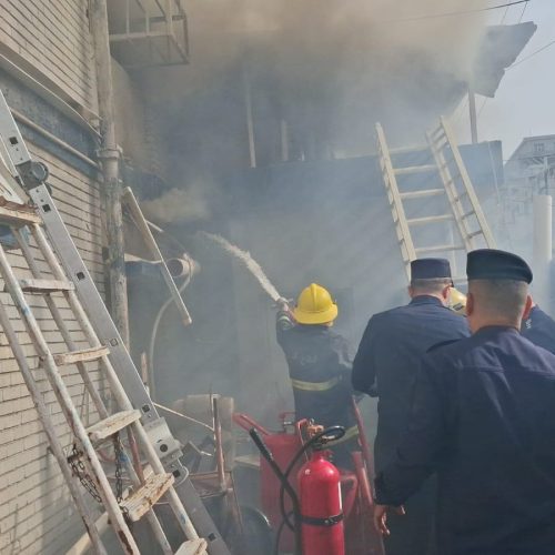 الدفاع المدني تعلن إخماد حريق مستشفى ابن رشد ببغداد دون تسجيل أي إصابات بشرية