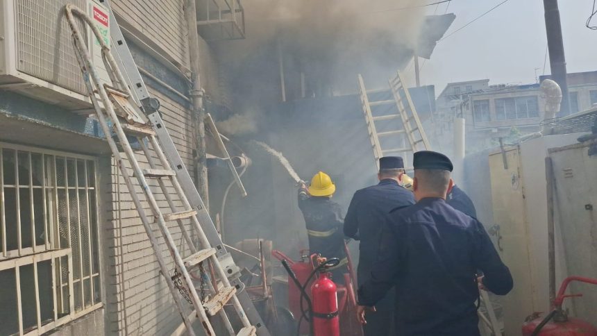 الدفاع المدني تعلن إخماد حريق مستشفى ابن رشد ببغداد دون تسجيل أي إصابات بشرية