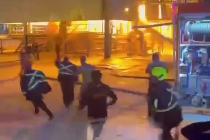 الاعلام الامني: 6 مصابين بحريق في وحدة تحسين البنزين داخل مصفى بيجي