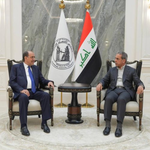 القاضي فائق زيدان يبحث مع المالكي الجهود المبذولة لإكمال الاستحقاقات الدستورية