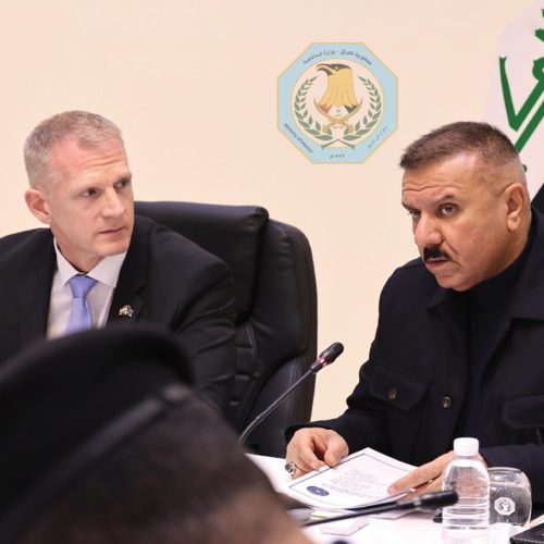 وزير الداخلية يناقش مع رئيس بعثة الاتحاد الأوروبي الاستشارية خطة النشاطات الحالية والمستقبلية للبعثة