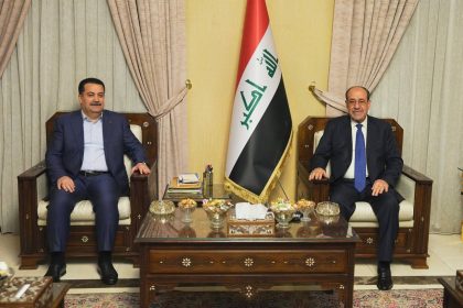 السوداني والمالكي يبحثان جهود التوصل الى اتفاق سياسي يستكمل اختيار رئيس الجمهورية