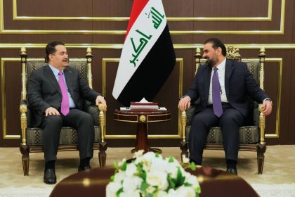 لقاء السوداني والحلبوسي.. بحث الجهود لاستكمال الاستحقاقات الدستورية