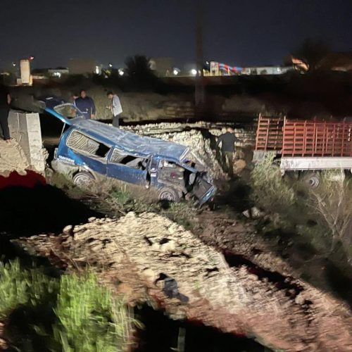 بالصور.. إصابة 10 أشخاص بحادث سير على الطريق الرابط بين الوجيهية والمقدادية بديالى