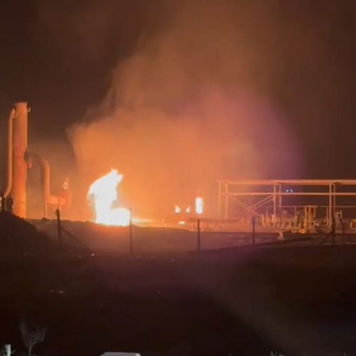 شركة نفط الشمال: السيطرة على حريق اندلع قرب محطة (AB2) في كركوك