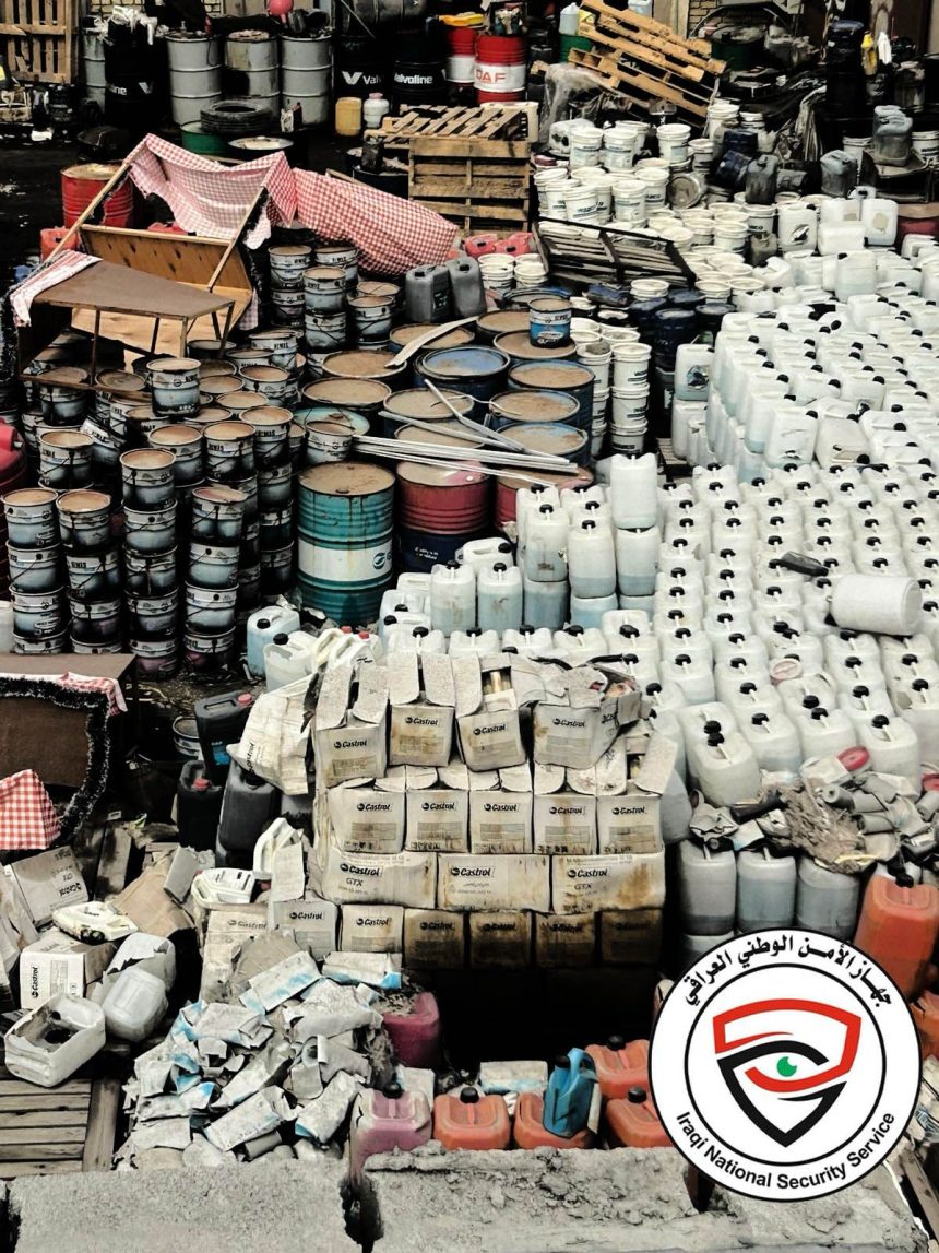 الأمن الوطني يضبط مخزناً كبيراً كان يُستخدم لإعادة تجهيز مواد منتهية الصلاحية في البصرة