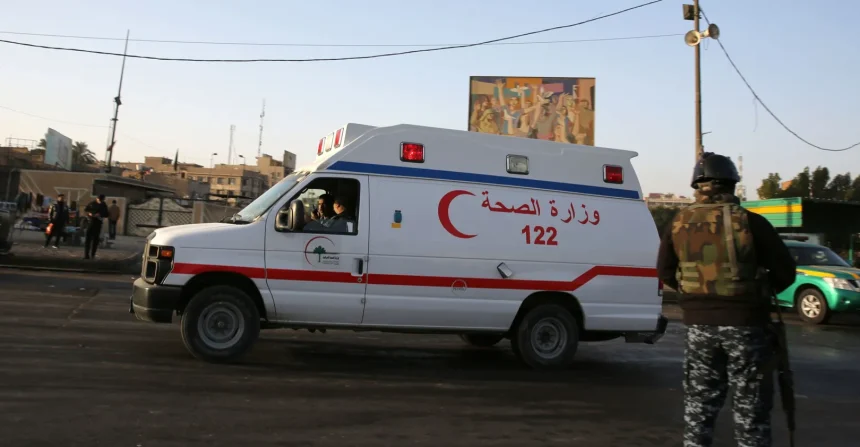 مصرع عامل وإصابة 6 آخرين جراء انهيار كتلة خرسانية داخل ملعب الشطرة قيد الإنشاء بذي قار