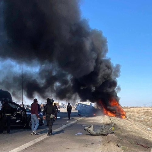 صحة الأنبار: حادث السير في الفلوجة أسفر عن وفاة 13 شخصاً