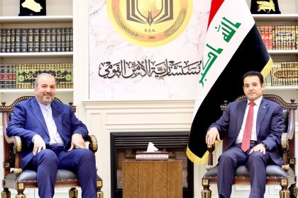 الاعرجي يؤكد للسفير الإيراني أهمية اعتماد الحوار في معالجة القضايا العالقة بين الدول