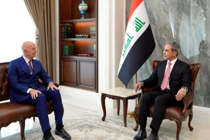 رئيس مجلس القضاء الأعلى يبحث مع المبعوث الأمريكي دور القضاء في إكمال بقية الاستحقاقات الدستورية