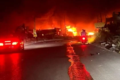 التلفزيون الإيراني: استشهاد 15 شخصًا في قصف استهدف صالة رياضية في مدينة لامرد