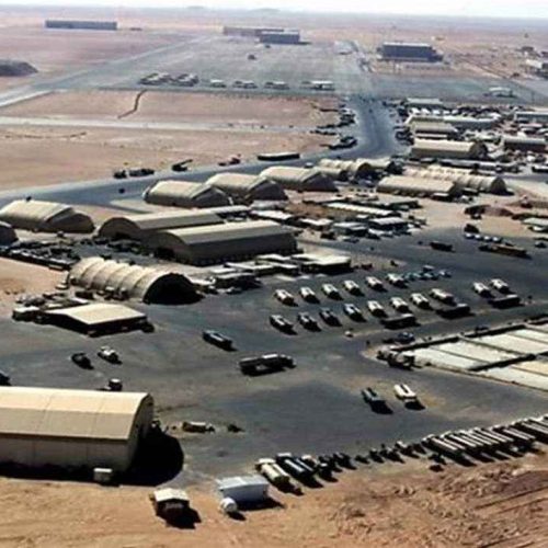 فصائل المقاومة تتبنى استهداف قاعدة فكتوريا في مطار بغداد بسرب من الطائرات المسيرة