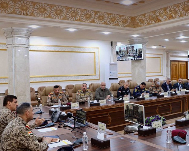 اجتماع أمني يؤكد على وحدة القيادة ومنع المظاهر المسلحة حفاظاً على أمن العراق واستقراره