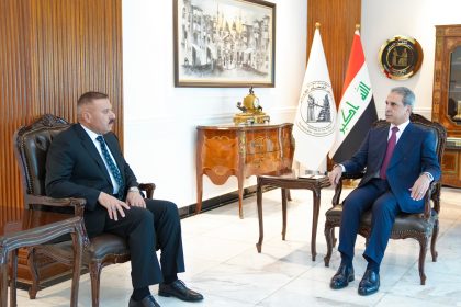 القاضي زيدان والشمري يبحثان الوضع الأمني وتعزيز التعاون المشترك بين القضاء ووزارة الداخلية