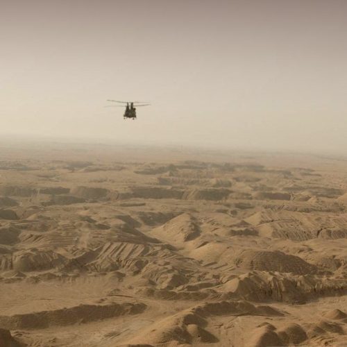 العمليات المشتركة: تعرض قوة لإطلاق نار من الجو ما أدى لاستشهاد مقاتل واصابة اثنين بصحراء النجف