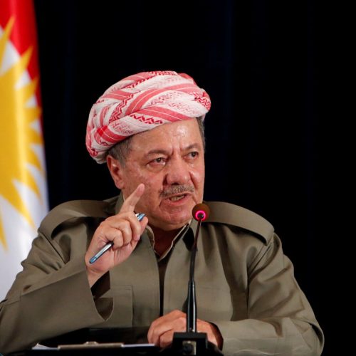 مسعود بارزاني يدعو لوقف الهجمات على إقليم كردستان ويحذر من عواقب استمرارها