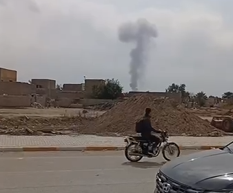 مسيرة تستهدف معسكر حمورابي في قضاء الصويرة بمحافظة واسط