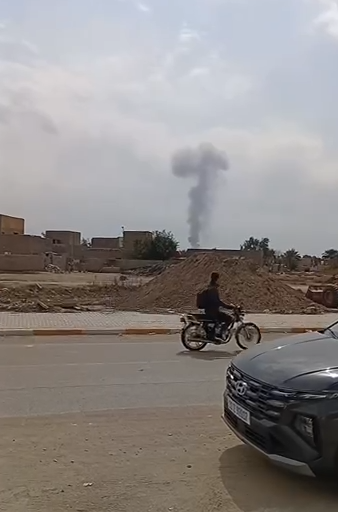 مسيرة تستهدف معسكر حمورابي في قضاء الصويرة بمحافظة واسط