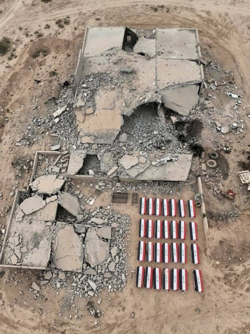 اكثر من 20 شهيدًا وعشرات الاصابات باستهداف مقر للحشد الشعبي في القائم غربي الانبار