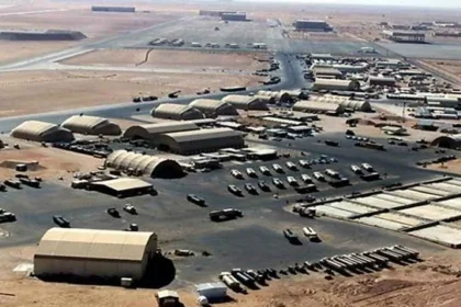 اسقاط مسيرة حاولت استهداف قاعدة فيكتوريا الامريكية في مطار بغداد